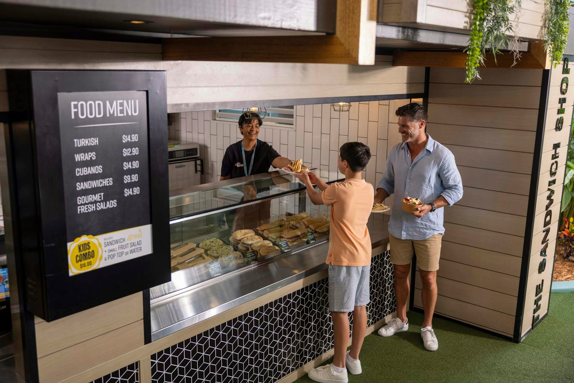 Sandwich Shop - food and beverage at Dreamworld